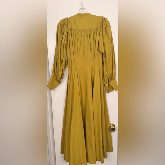 DOEN Edlynne Maxi Dress Organic Poplin Oregano Size XS - Picture 7 of 12